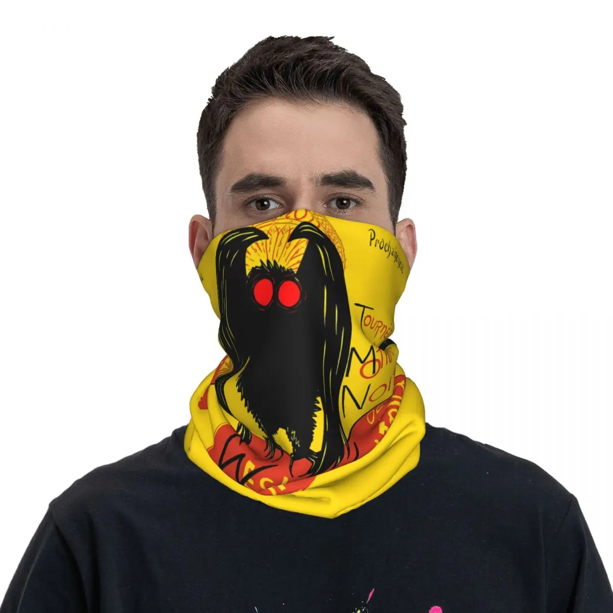 Мужской шейный платок Mothman Moth маска для лица из полиэстера