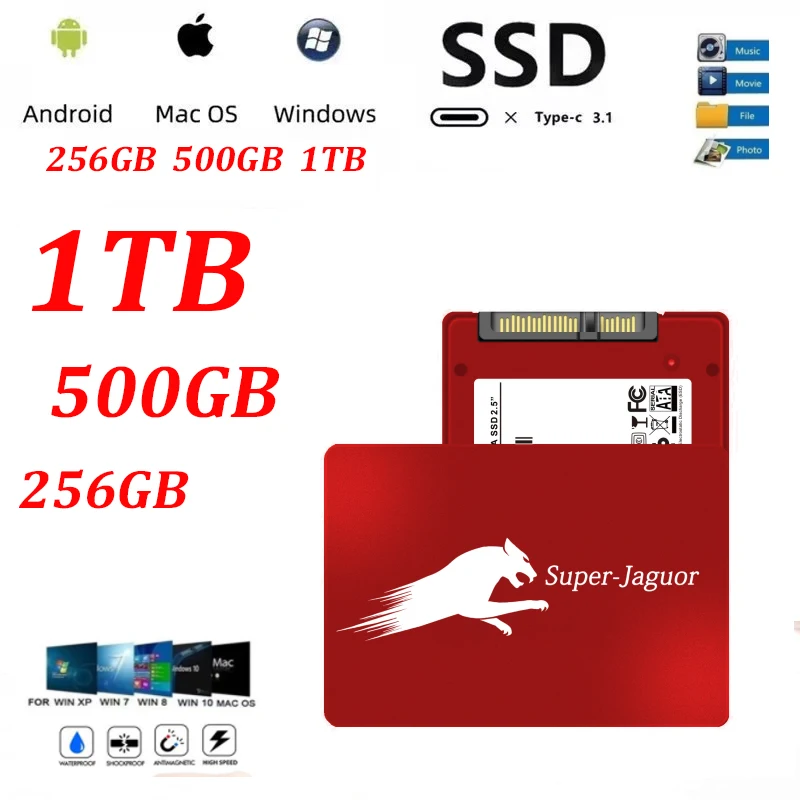

2022 SSD Plus SATA III 2,5 "256 ГБ 500 Гб ТБ твердотельный диск ТБ Внутренний твердотельный накопитель Жесткий диск для ноутбука