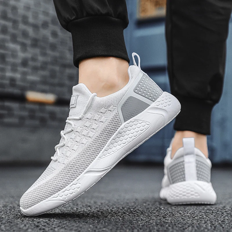 2023 New Men Running Shoes Jogging Mesh Breathable Unisex Sport Shoes Male Light Sneakers Comfortable Walking Shoes Men Sneakers