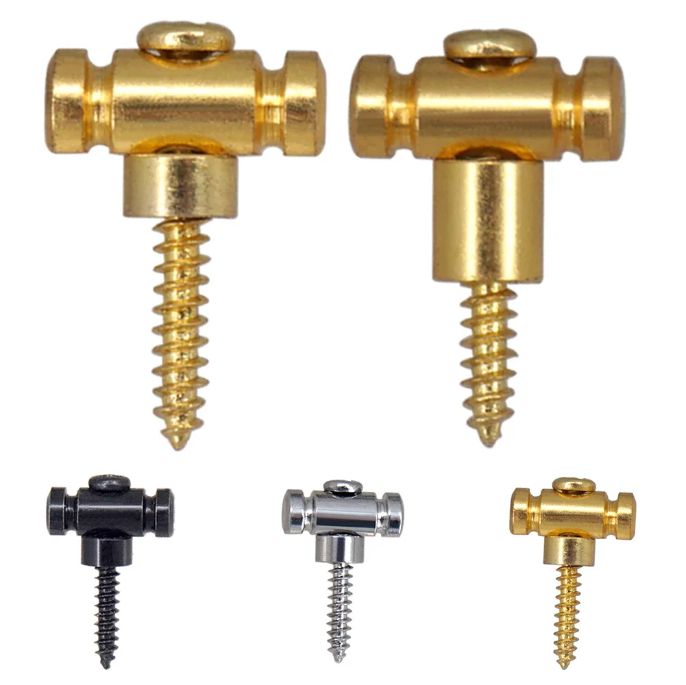 

2Pcs Guitar Roller String Trees Retainer With Screws For Electric Guitars Parts Roller String Trees String Retainer Mounting