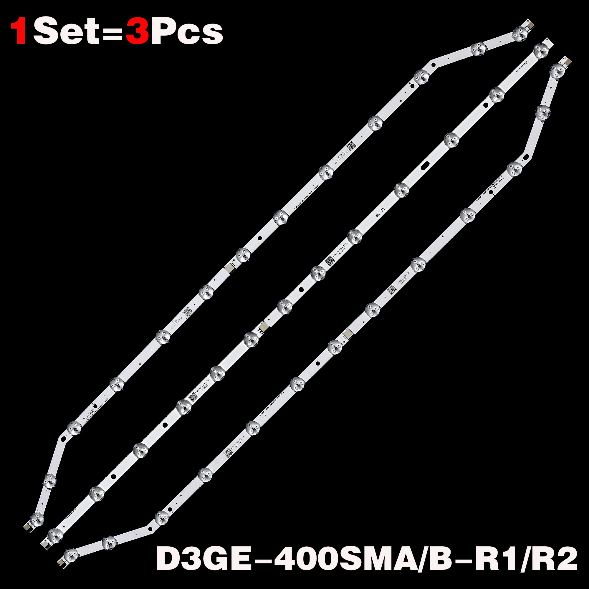 3 шт./компл. светодиодная подсветка для UN40J6200 UE40H6203AW UE40H6203AK UE40EH5300 D3GE-400SMB-R3 D3GE-400SMA-R2 BN96-28767A 2013SVS40