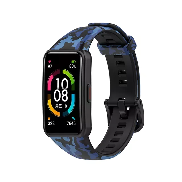

Smart Wristband Bracelet Replacement Strap For Huawei Band 6 pro Soft Silicone Sport Wrist Strap For Honor Band 6 Watch Straps