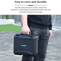 diy safety waterproof storage box for dji mavic mini 1 2 se drone accessories camera protection carrying case hard shell black