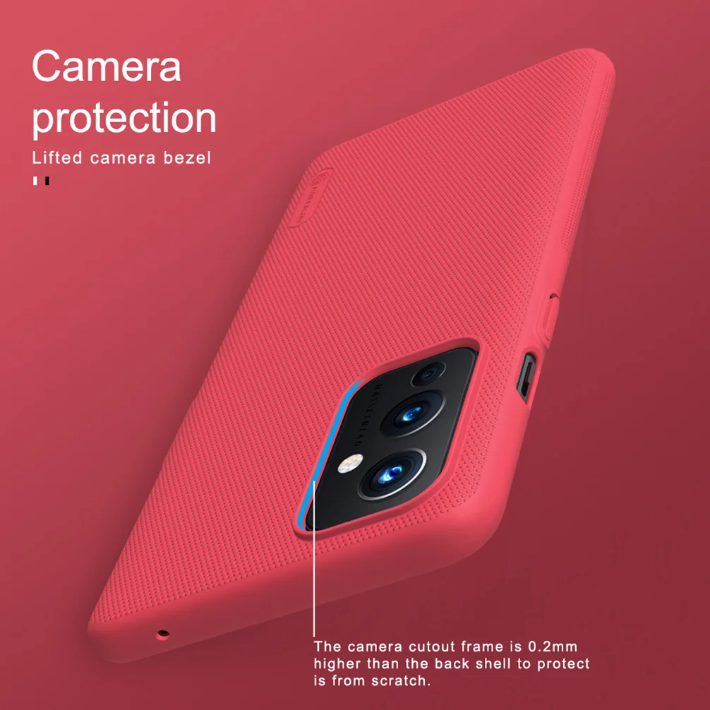 For OnePlus 9 Case Nillkin Super Frosted Shield Case Anti-fingerprint Hard Back Protection Shell For One Plus 9 Pro 9R Cover