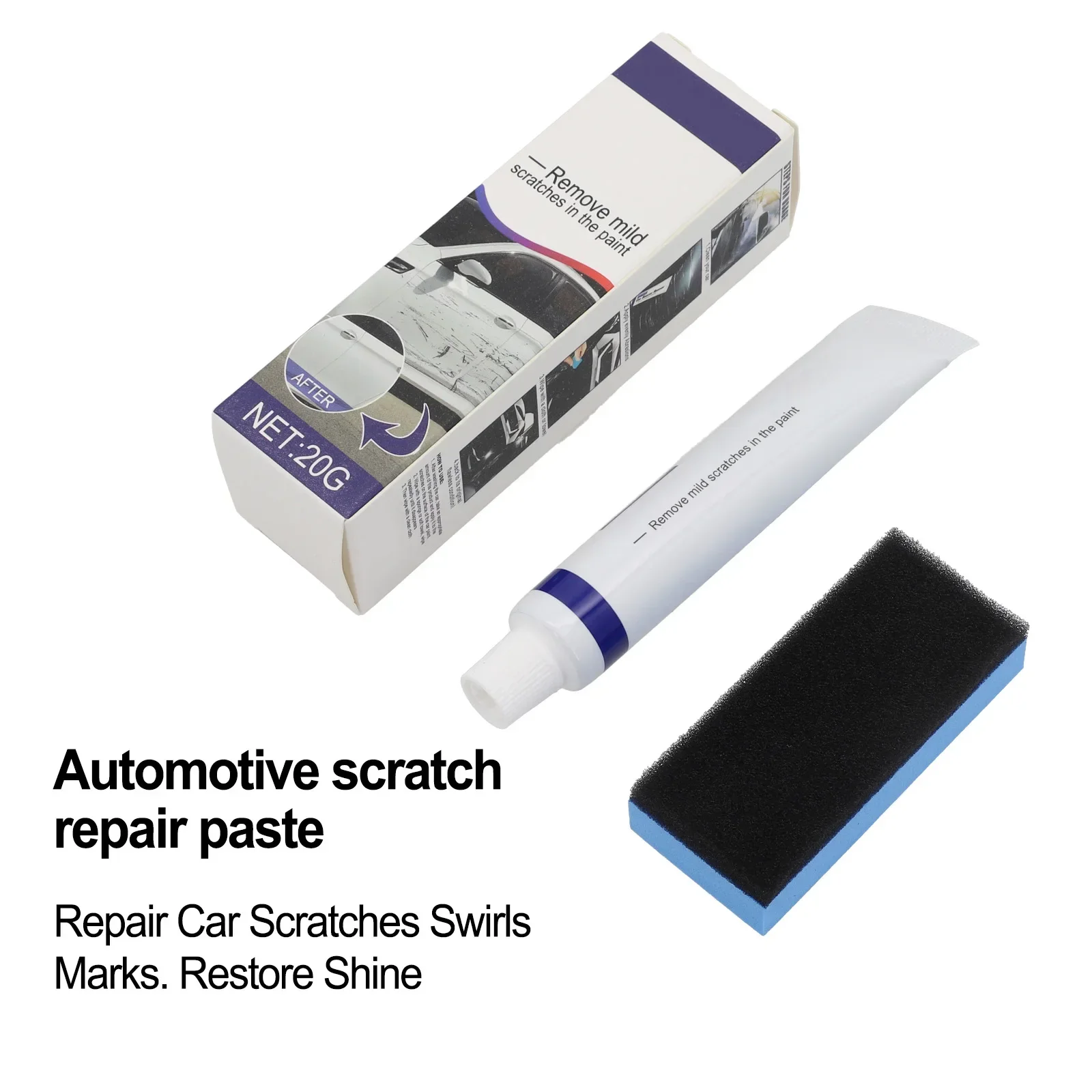 Средство для удаления царапин восковая Полировка и кузова 1 комплект