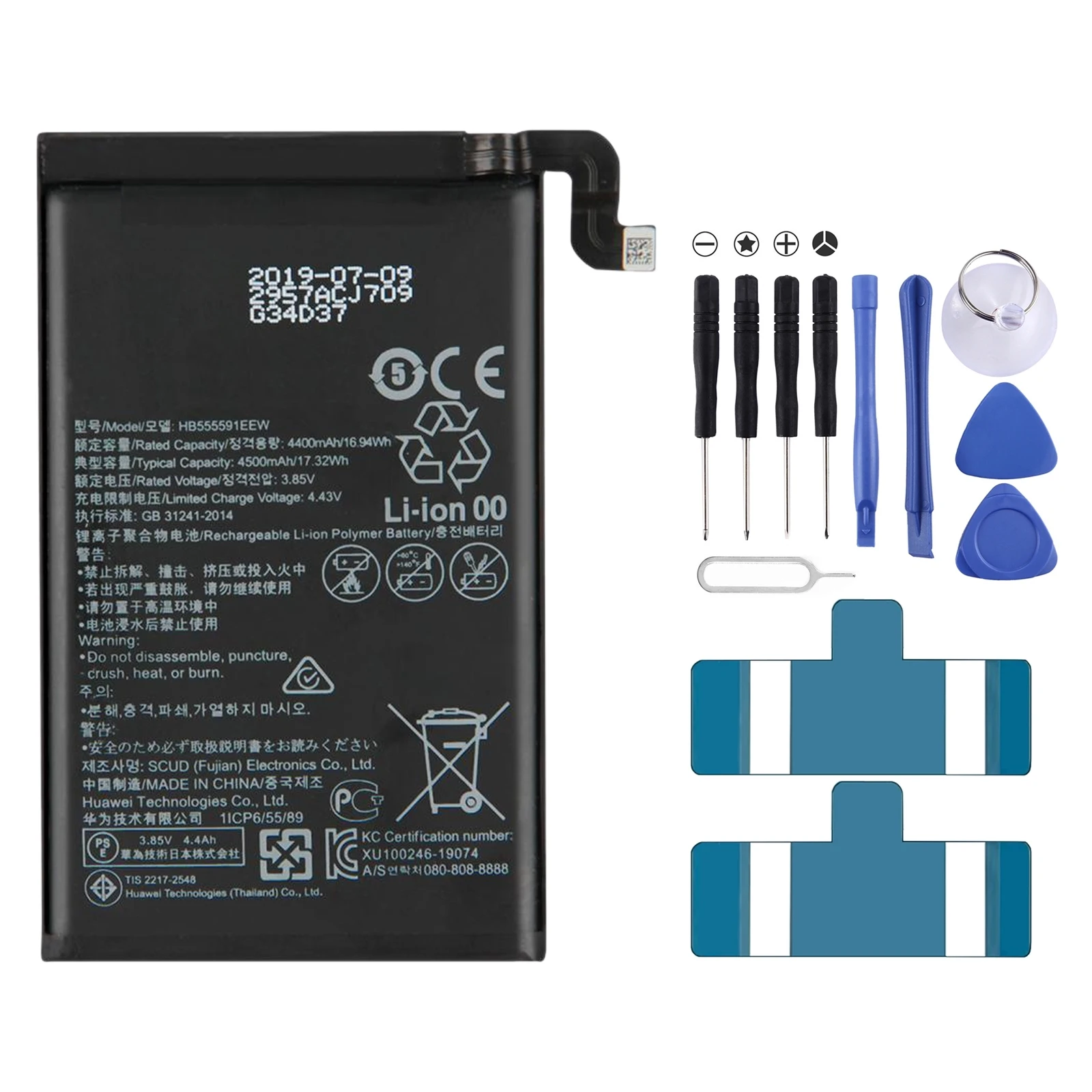 

For Huawei Mate 30 Pro HB555591EEW Li-Polymer Battery Replacement For Huawei Mate 30 Pro