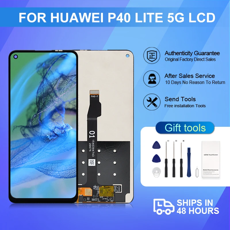 

1Pcs 6.5 Inch For Huawei P40 Lite 5G Lcd Touch Screen Digitizer For Honor 30S Display CDY-AN90 Nova 7 SE Assembly With Tools