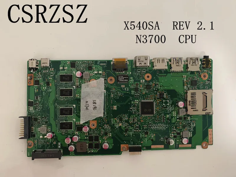 Материнская плата X540SA для ASUS X540SA X540S F540S REV 2,1 N3700 материнская плата с процессором для ноутбука 100% протестирована ОК