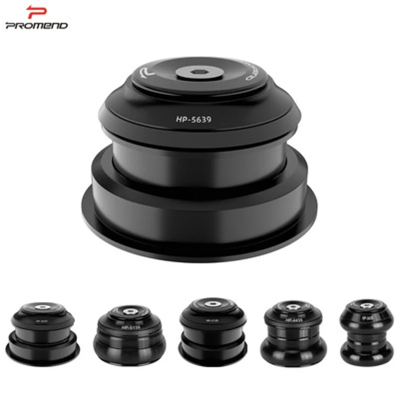 

PROMEND Aluminum Alloy 2 Bearings Bicycle Headset With Bottom Bowl Front Fork Mountain Bike Headset Eight-Piece Cycling Parts