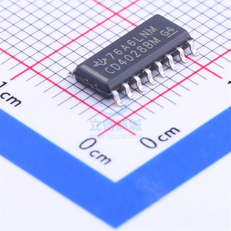 

Бесплатная доставка 10 шт./партия CD4028BM96 CD4028BM Sop16 CMOS четырехсторонний двунаправленный переключатель, драйвер, логический чип