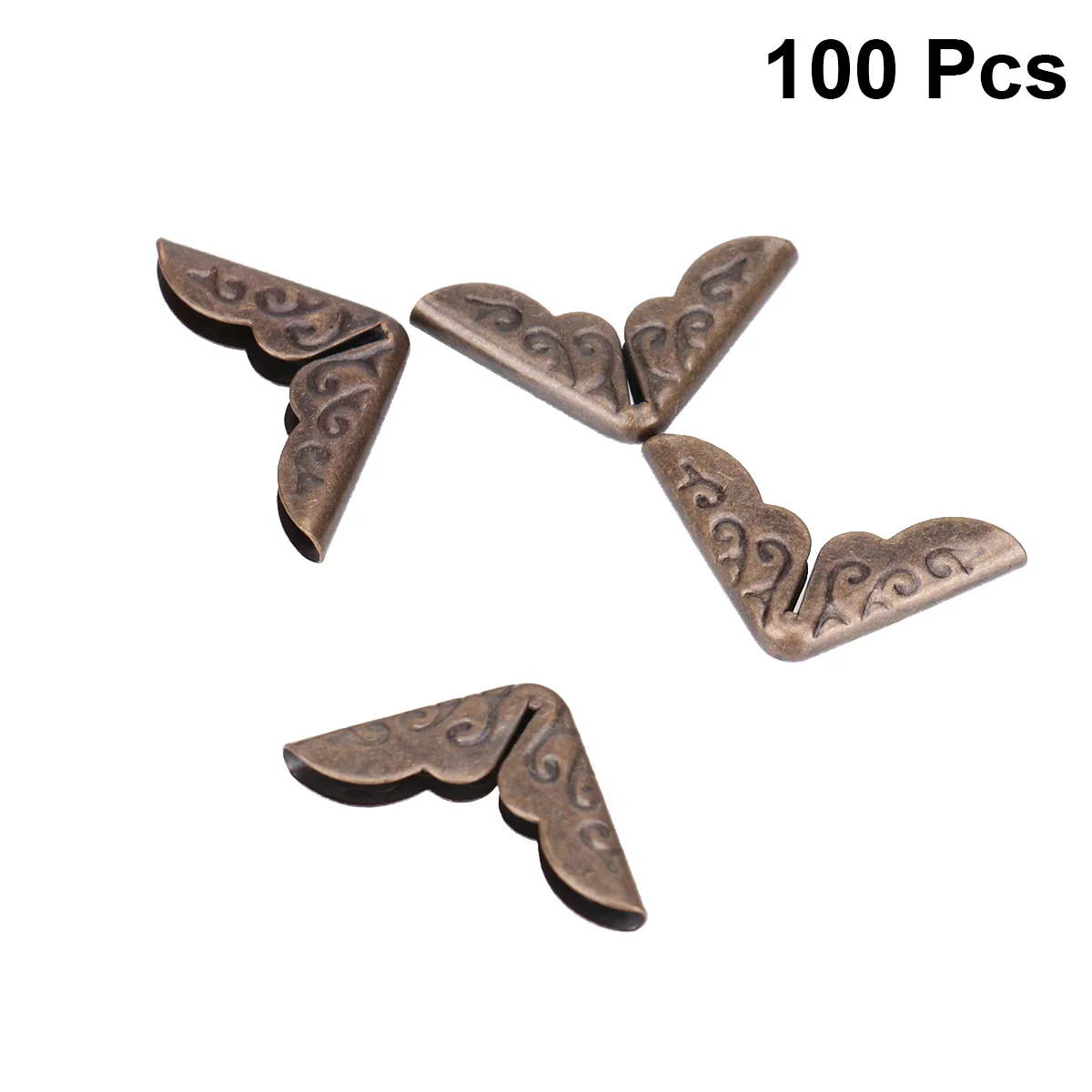 

100 шт., бронзовые прочные Защитные уголки для альбомов