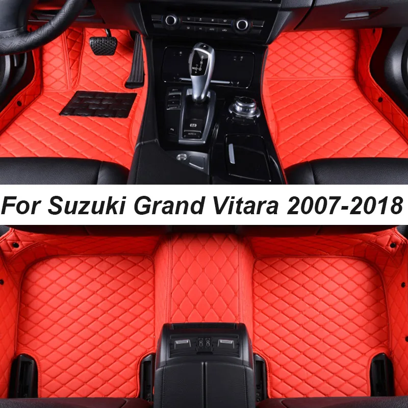 

Автомобильный напольный коврик для Suzuki Grand Vitara 2007-2018, Прямая поставка, аксессуары для интерьера, 100% подходит для кожаных ковриков, накладки для ног