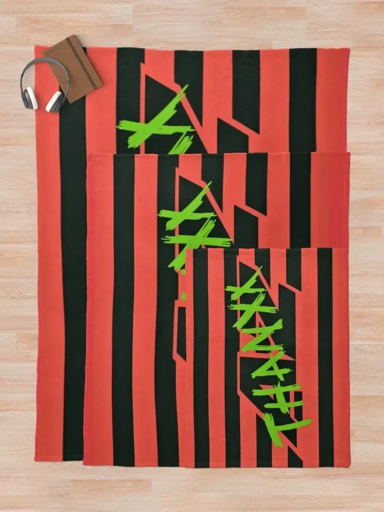 Одеяло ATEEZ- THANXX с изображением флага рождественские подарки многофункциональные