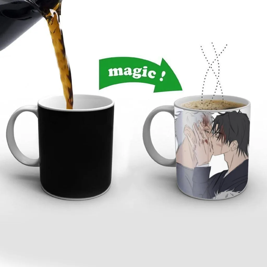 19 дней аниме кофейные кружки креативная меняющая цвет чашка для чая с молоком