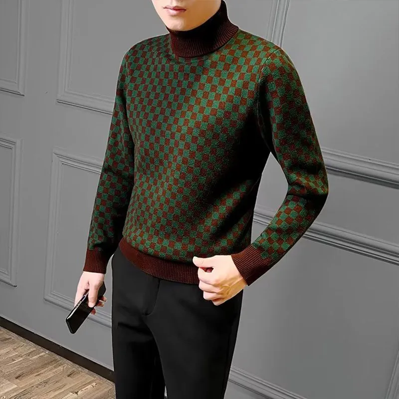 Зимняя модная Стильная приталенная нижняя рубашка в стиле K-POP Харадзюку