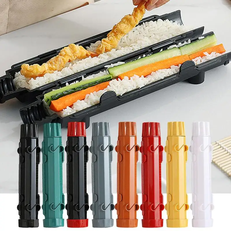 

Sushi Maker Quick Sushi Bazook Japanese Roller Rice Mold Vegetable Meat Rolling DIY Sushi Making Machine Meat Mold Bento Roller