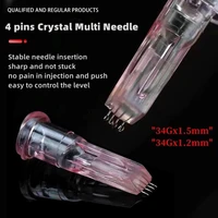 3pin 4pin 5pin crystal multi needle gun needle for ez vacuum mesotherapy meso gun injector negative pressure cartridge needle