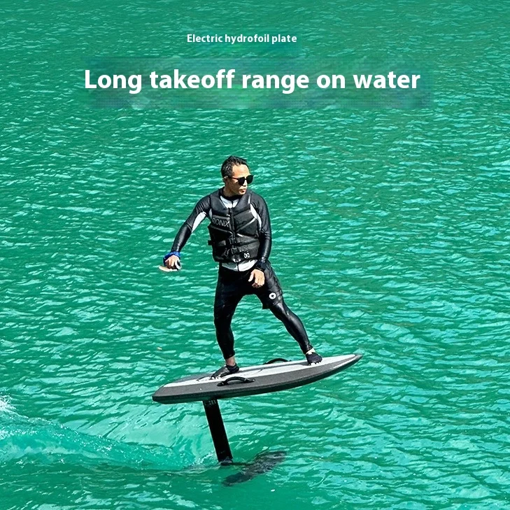 Гидрофольгированная доска для серфинга с углеродным веслом и плавником