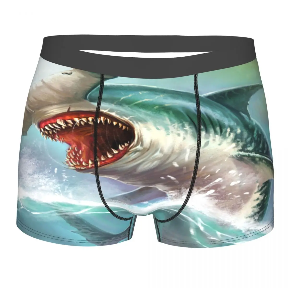 

Men's Panties Underpants Boxers Underwear Huge Evil Hammerhead Shark On The High Seas Sexy Male Shorts