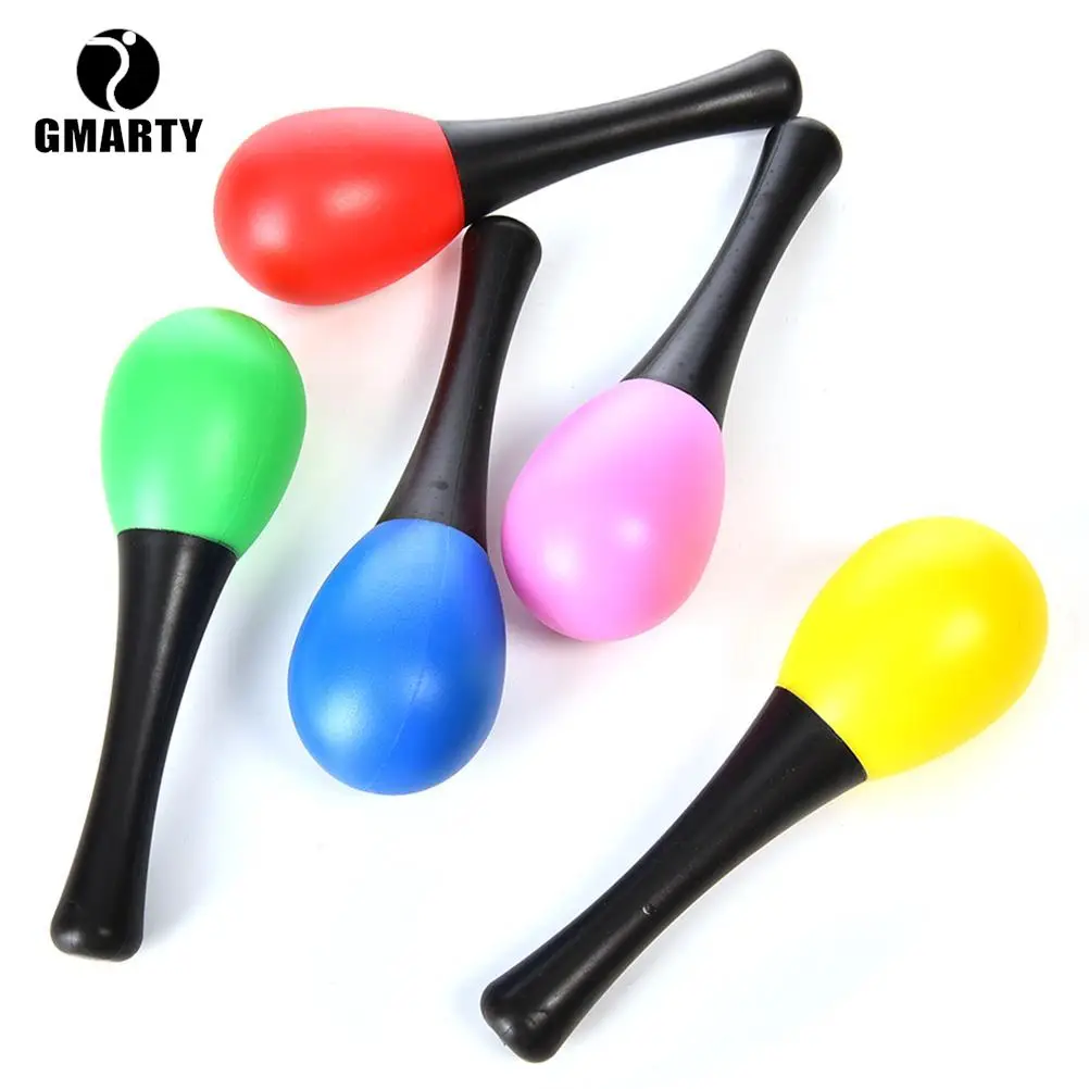 

1PC Musical Instruments Baby Sound Music Toy Random Color Plastic Sand Hammer Maraca Rattle Shaker Kids