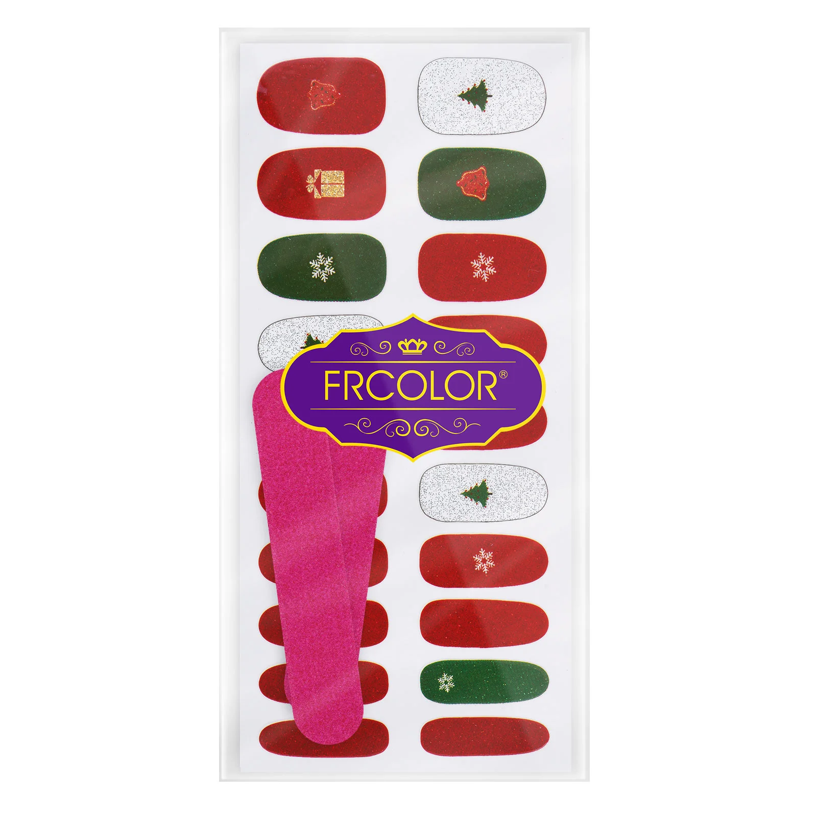 

Xmas Nail Decals Christmas Nail Self-adhesive Nail Polish Strips Xmas Nail Stickers Xmas Nail Stickers