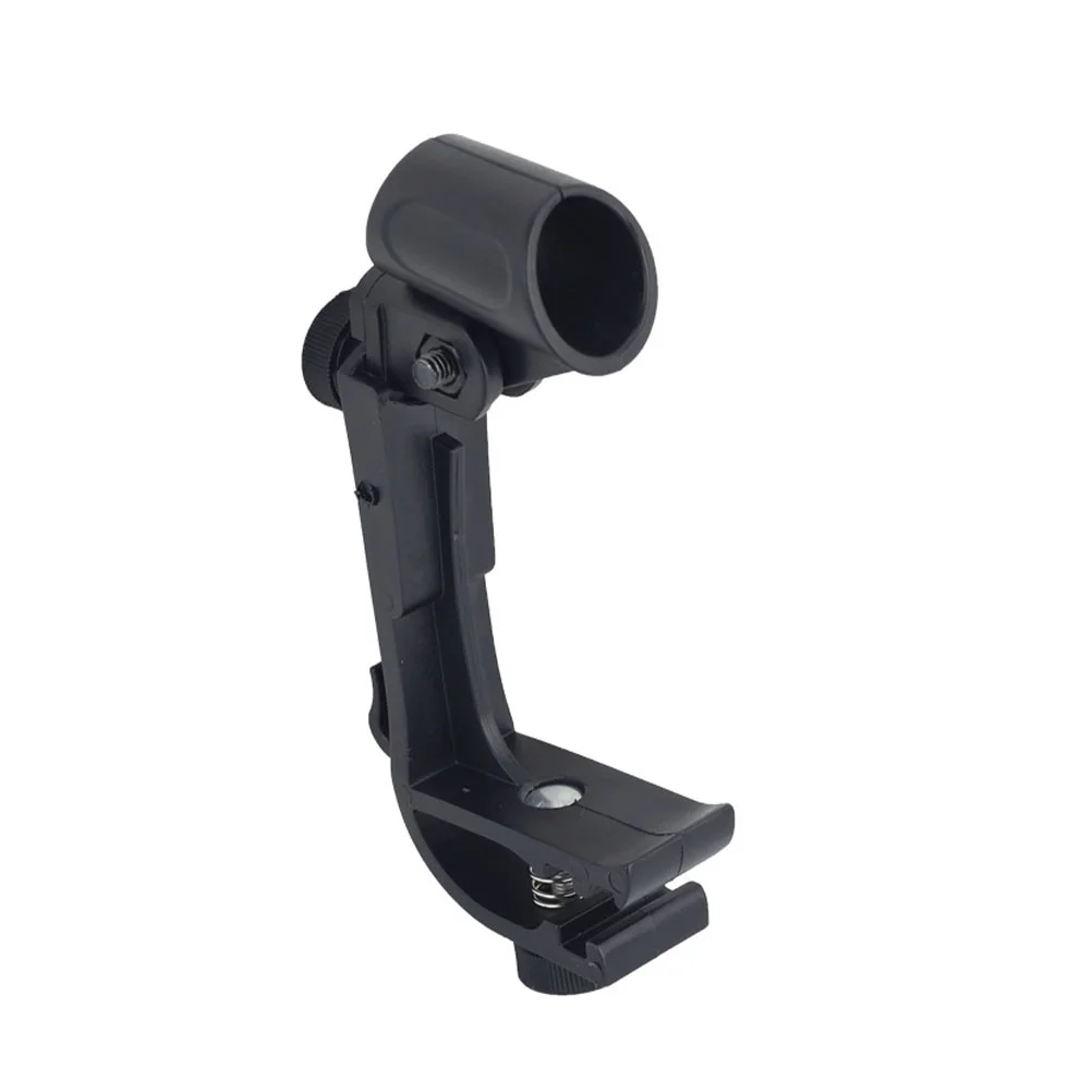 

Drum Mic Clip Handheld Microphone Holder Wireless Microphone Clip (Black)