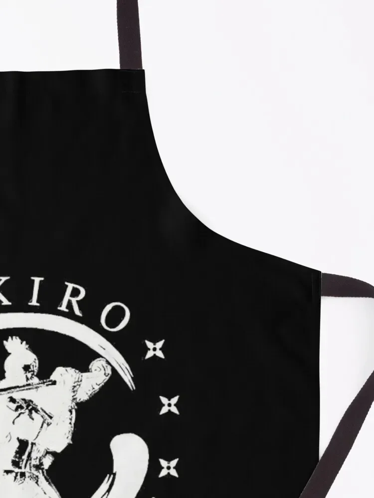 Sekiro Shadows Die Twice Enso Shinobi Эмблема Белый фартук Кухня Мужской шеф-повар для мужчин