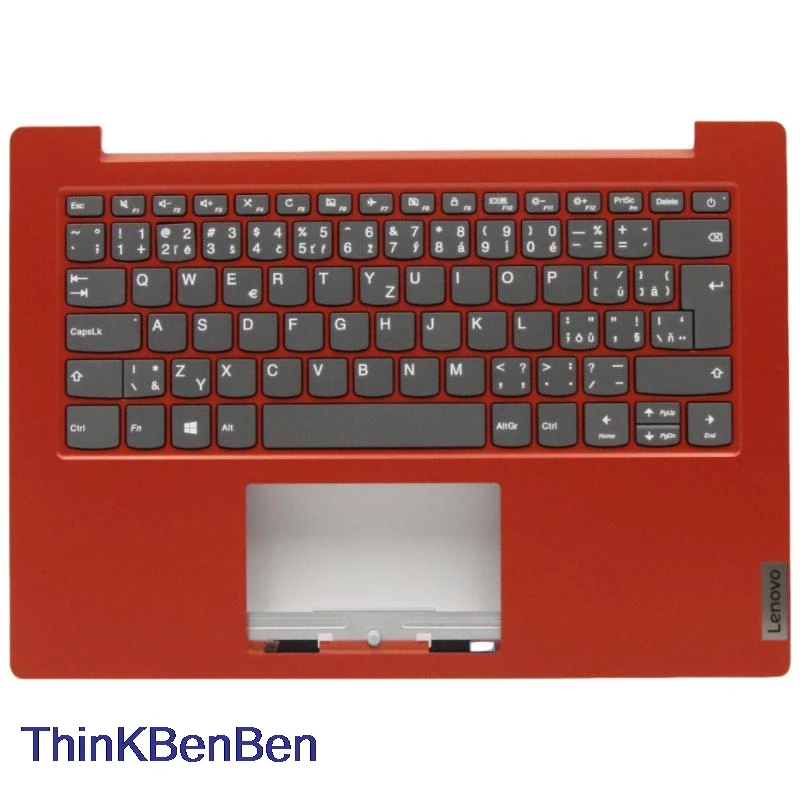 Верхний чехол для клавиатуры с изображением чешского пламени и оранжевого цвета