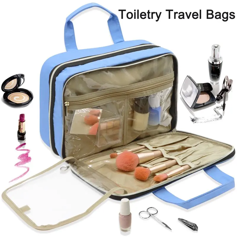Hanging Toiletry Bag for Women Gift, Large Capacity Travel Toiletry Bag with Hanging Hook Makeup Organizer for Toiletries Access