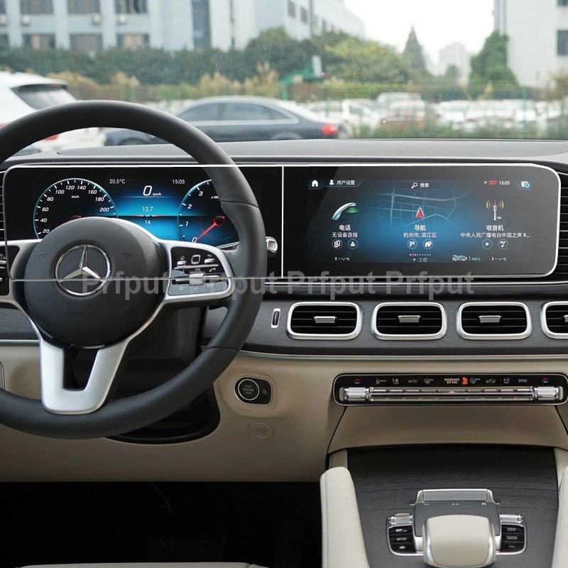 Защитная пленка из закаленного стекла для Mercedes Benz GLE GLS G S Glass W167 V167 GLE350/450 X167 G463 G500 W222 Автомобильный навигационный экран