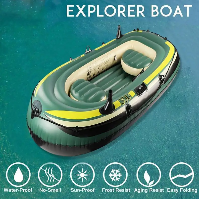 Canoe Rowing Air Boat Fishing Drifting Diving Inflatable Boa