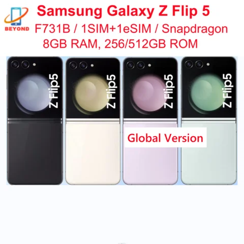 Смартфон Samsung Galaxy Z Flip5, 8/256ГБ, 8/512ГБ, global, Б/у
