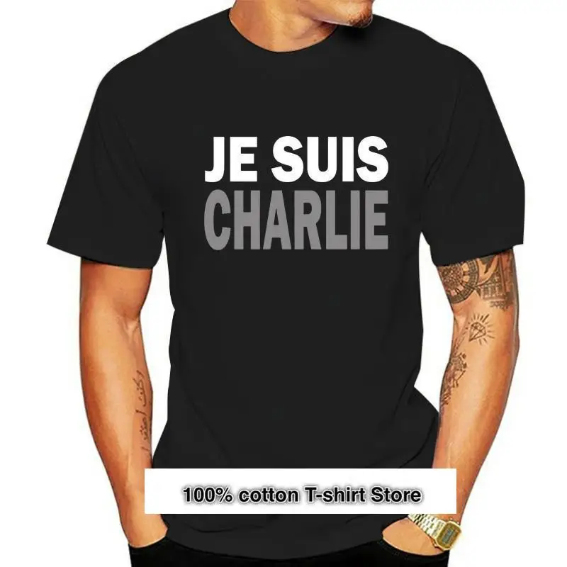 

Camiseta para hombre Je Suis Hebdo I am Support France Protest, 1041