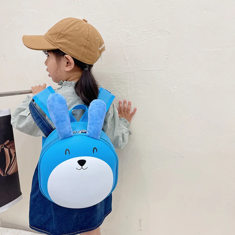 New Fashion Children's Hard Shell Schoolbag Cartoon Lovely Rabbit Kindergarten Backpack for Boys and Girls Children Gifts
