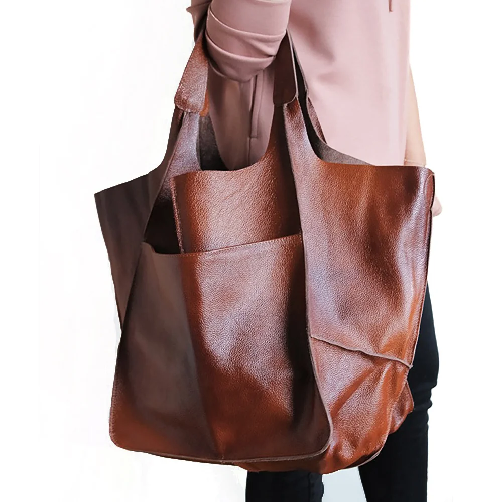 

Handbag for Womens' Pouch Large One-shoulder tote bag Female Handbags Women Shoulder Bags With Short Handles Leather PU Lady Sh