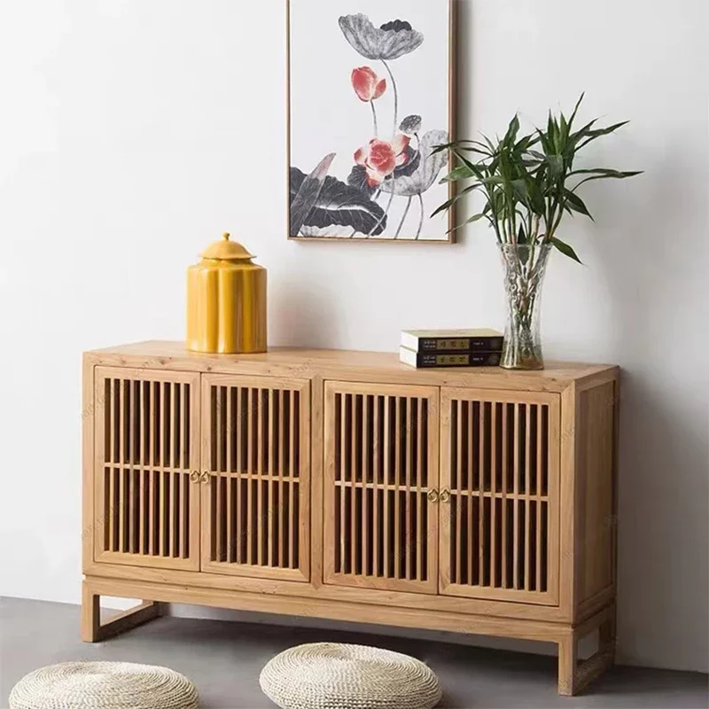 Кухонный буфет шкаф для гостиной стеклянный Боковой шкафчик хранения с