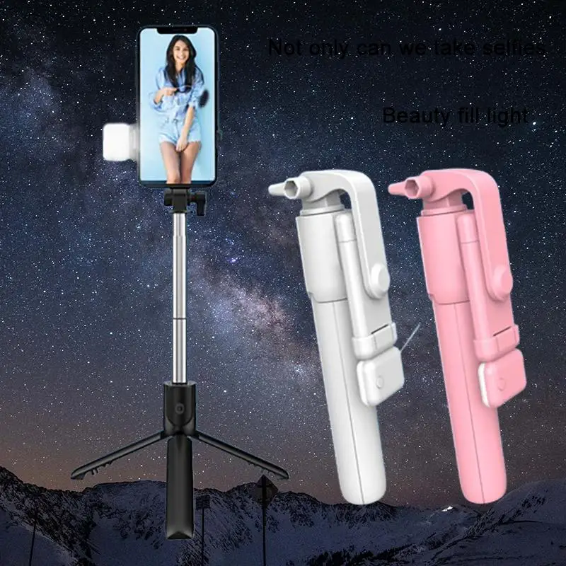 

Ultimate Selfie Stick with Bluetooth, Fill Light, Tripod, and Phone Holder - The Perfect Tool for Capturing Your Best Moments