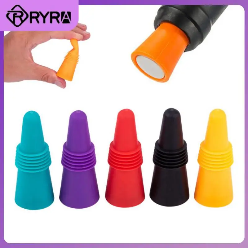 

2/4/5 шт., силиконовые крышки для бутылок