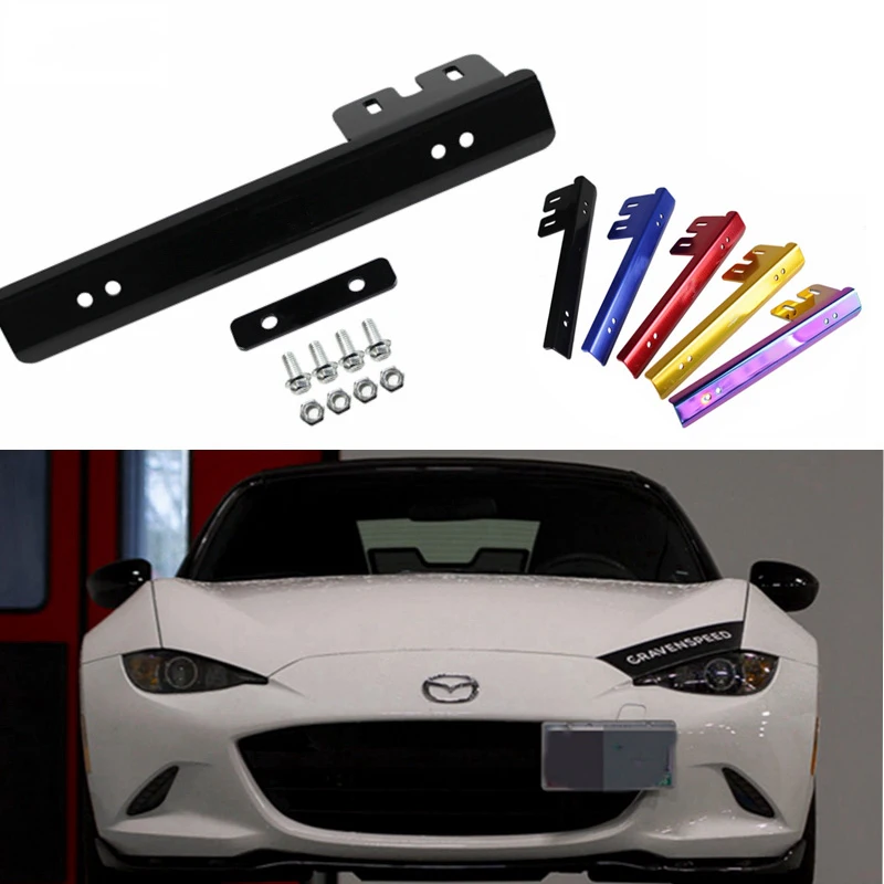 

Car license plate frame color aluminum license plate frame license plate frame front car bumper protection license plate frame