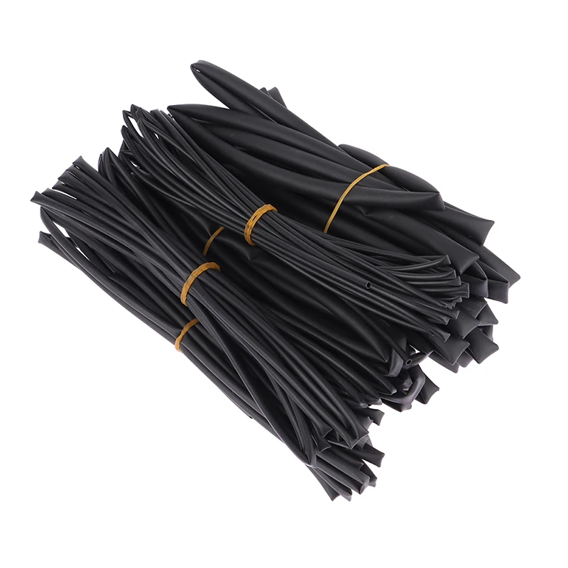 

3:1 Black 1.6mm 2.4mm 3.2mm 4.8mm 6.4mm Diameter Heat Shrink Heatshrink Tubing Tube Sleeving Wrap