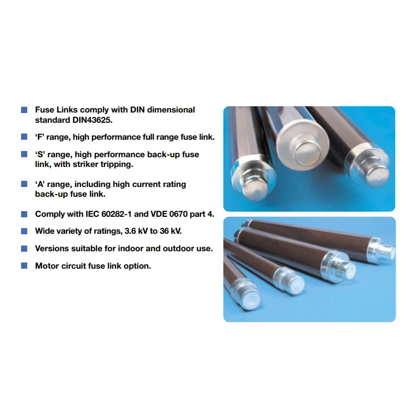 Предохранитель цепи двигателя серии DIN43625 от 3 6 кв до 36 кВ опция плавкого