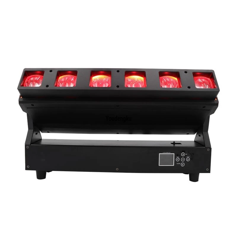 2 шт. Pro DJ зум мыть пиксель 6x40 Вт rgbw 4в1 лучевой зум-бар светодиодный светильник с