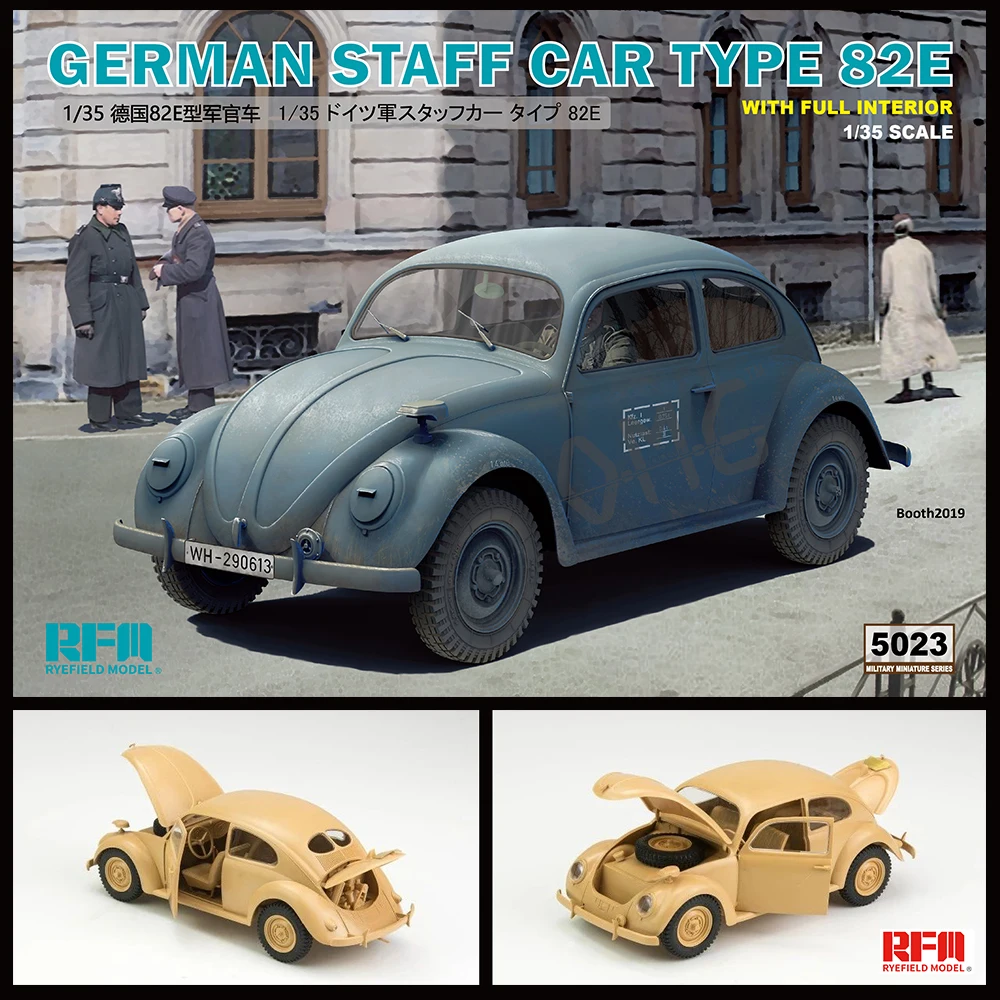 

w/Full Interior[Rye Field Model] Ryefield Model RFM RM-5023 1/35 German Staff Car Type 82E