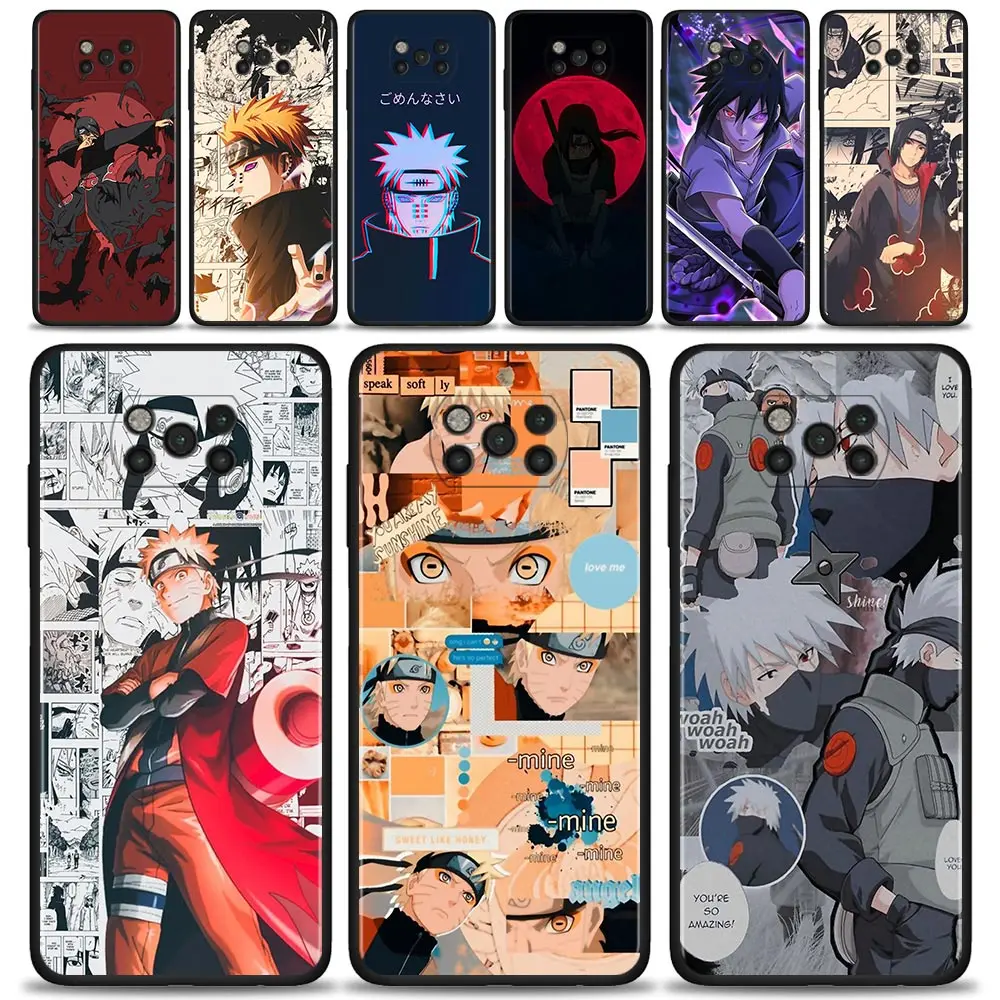 

Naruto Anime Phone Case For Xiaomi Poco X3 NFC M3 M4 Pro F3 GT Mi 12 10T Note 10 11 Lite 11T Pro 9T CC9 Cover Silicone Coque