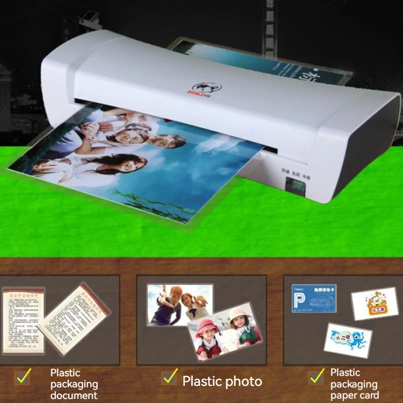 

A4 Portable Hot And Cold Laminating Machine For Photo Documents Cards Blister Plastic Encapsulation Laminator Office Supplies
