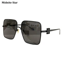 2022 metal vintage sunglasses men luxury brand polygon rectangle glasses men women designer eyewear men oculos de sol masculino