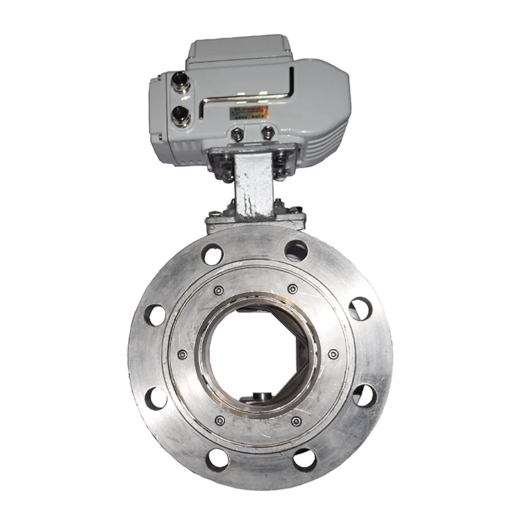 Фланцевый шаровой кран из нержавеющей стали с электроприводом 220 В переменного