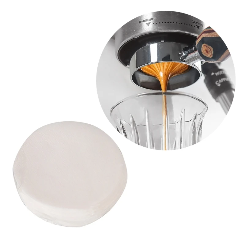 

100pcs Powder Bowl Filter Paper Secondary Water Filter Paper Coffee Accessories