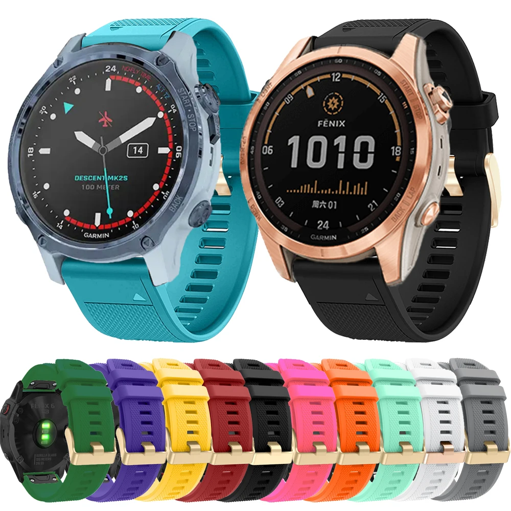 

Браслет для смарт-часов Garmin Fenix 7S 5S 6S Pro спуск Mk2S Instinct 2S EasyFit 20 мм