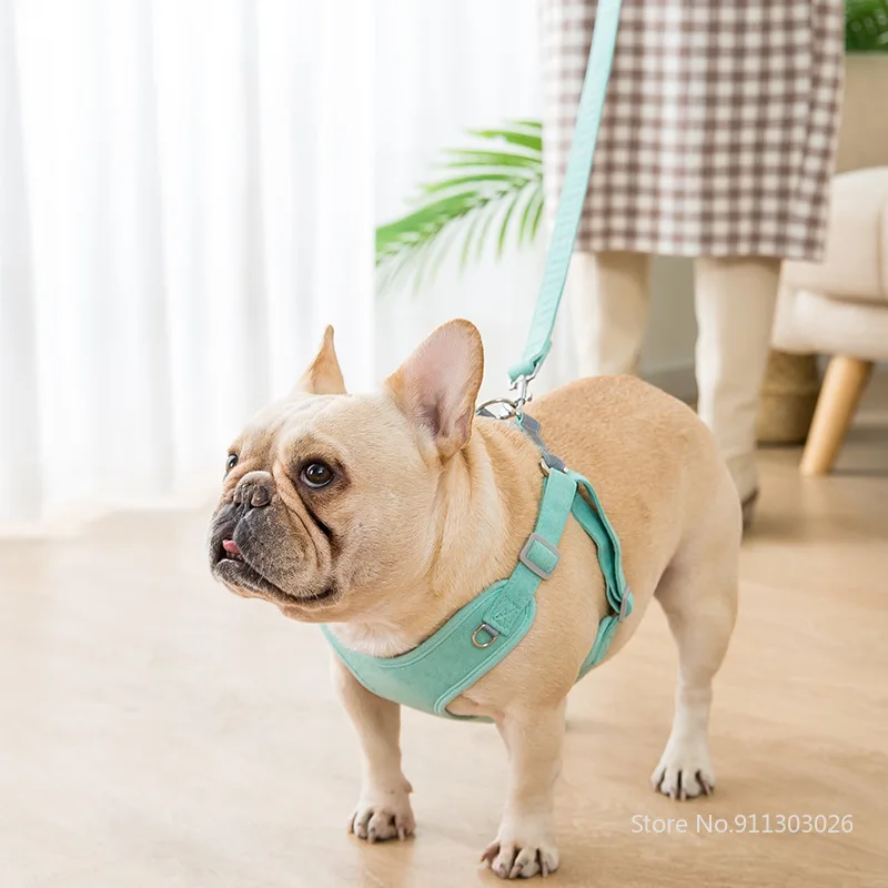 

Pet Harnesses Dog Leash Vest Reflective Pet Chest Strap Adjustable Anti Breakaway Durable Puppy Dog Leash Long Pet Accessories